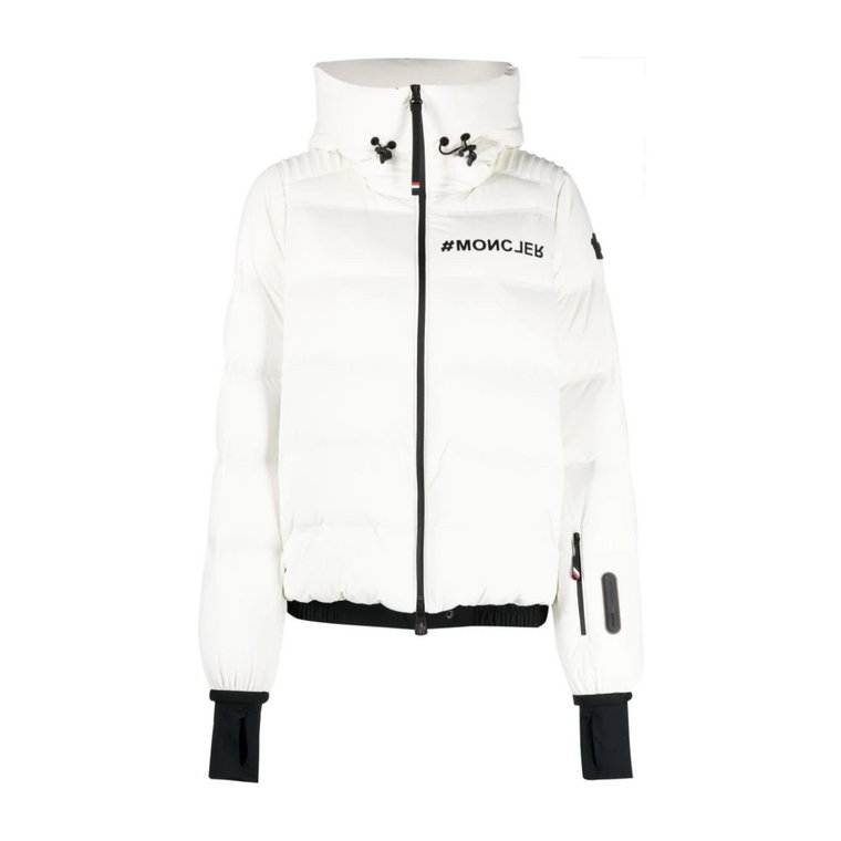 Białe Płaszcze - Kolekcja Grenoble Moncler