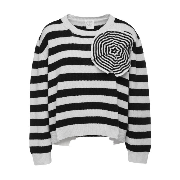 Sweter z okrągłym dekoltem Stella Jean