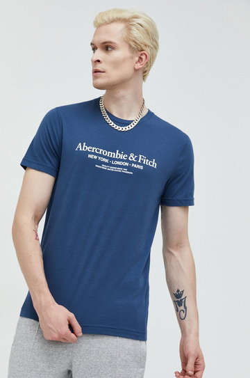 Abercrombie & Fitch t-shirt (3-pack) męski z nadrukiem