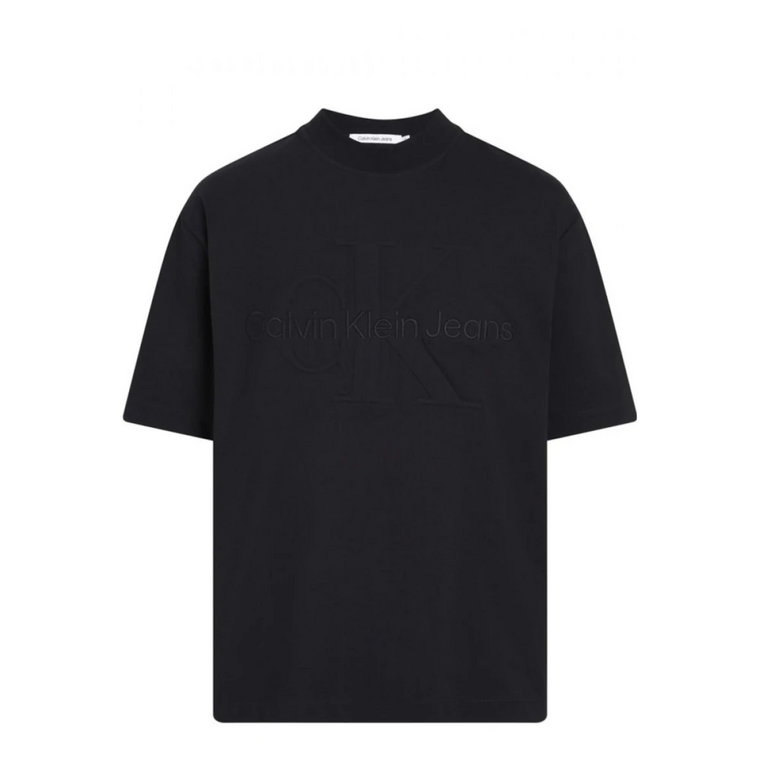 Premium Monologo T-Shirt Kolekcja Wiosna/Lato Calvin Klein Jeans