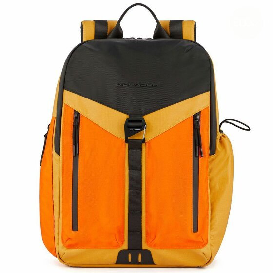 Piquadro Spike Backpack 43 cm komora na laptopa yellow