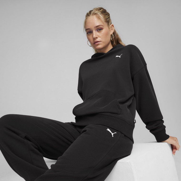 Damski dres komplet Puma Loungewear Suit TR - czarny