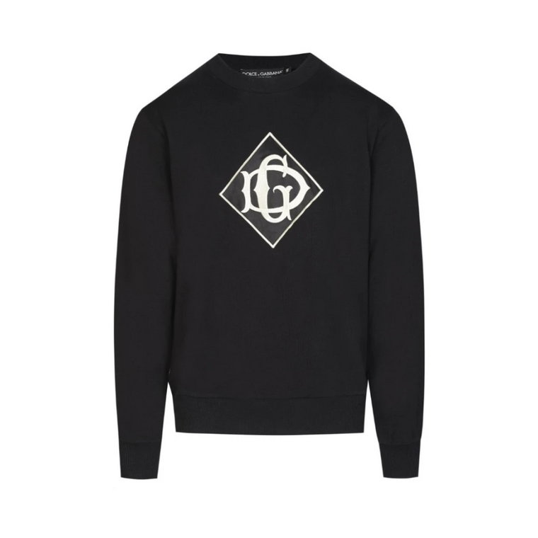 Czarny Sweter z Haftem G9Ow6Z G7Twg Dolce & Gabbana