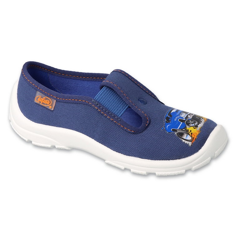 Befado obuwie dziecięce  975Y181 niebieskie