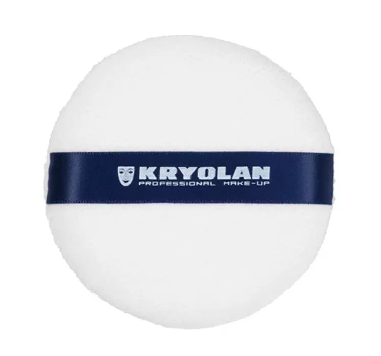 KRYOLAN POWDER PUFF PUSZEK DO PUDRU BIAŁY 9CM