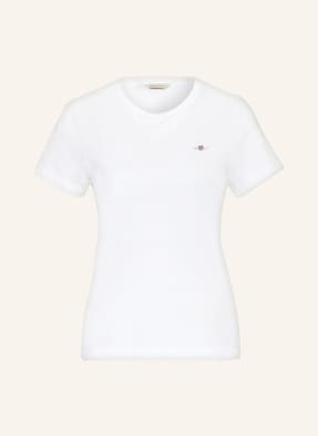 Gant T-Shirt weiss