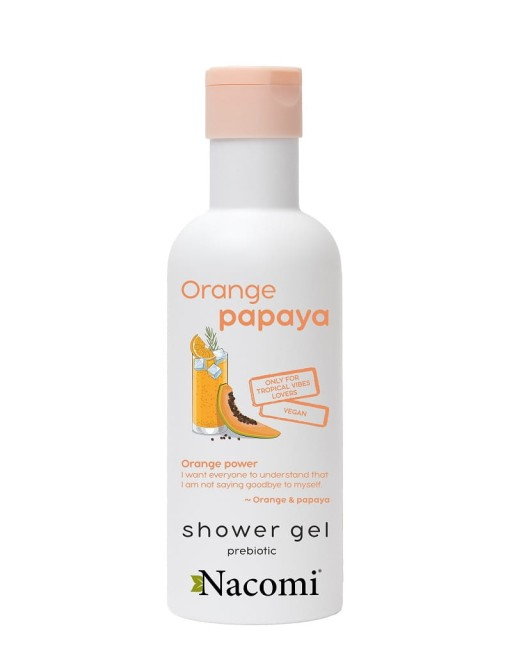 Nacomi Shower Gel żel pod prysznic Pomarańcza i Papaja 300ml