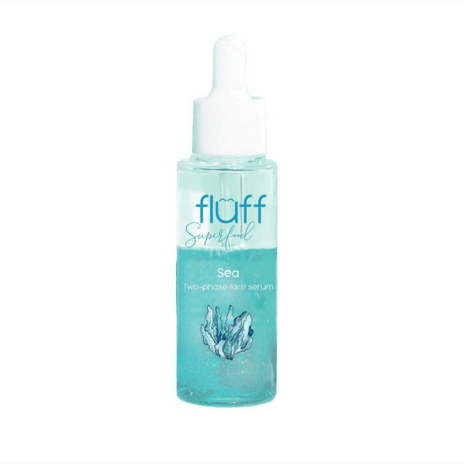 Fluff Two-Phase Face Serum booster dwufazowy do twarzy Morski 40ml