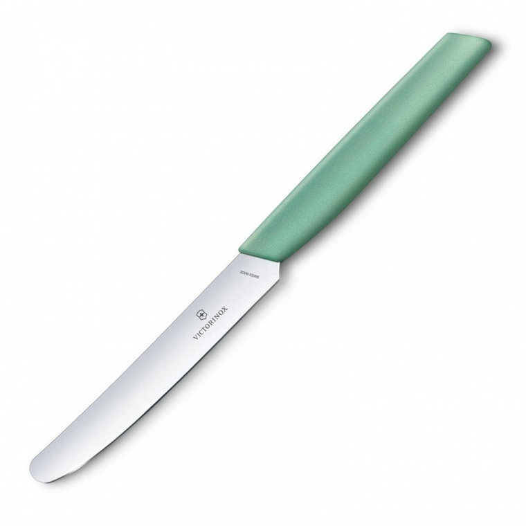 Victorinox - swiss modern - nóż stołowy - gładkie ostrze - 11 cm - miętowo-zielony kod: 6.9006.1141