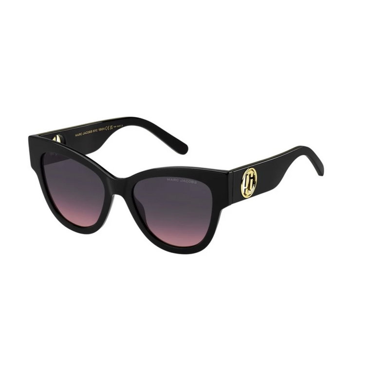 Czarne Szare Fuksja Okulary przeciwsłoneczne Marc Jacobs
