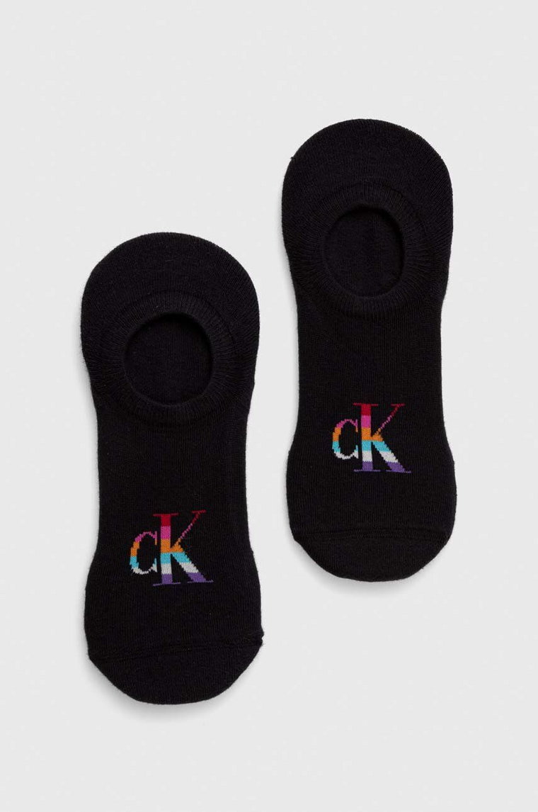 Calvin Klein Jeans skarpetki 2-pack męskie kolor czarny