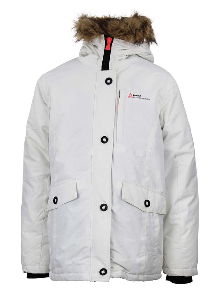 Peak Mountain Parka w kolorze białym