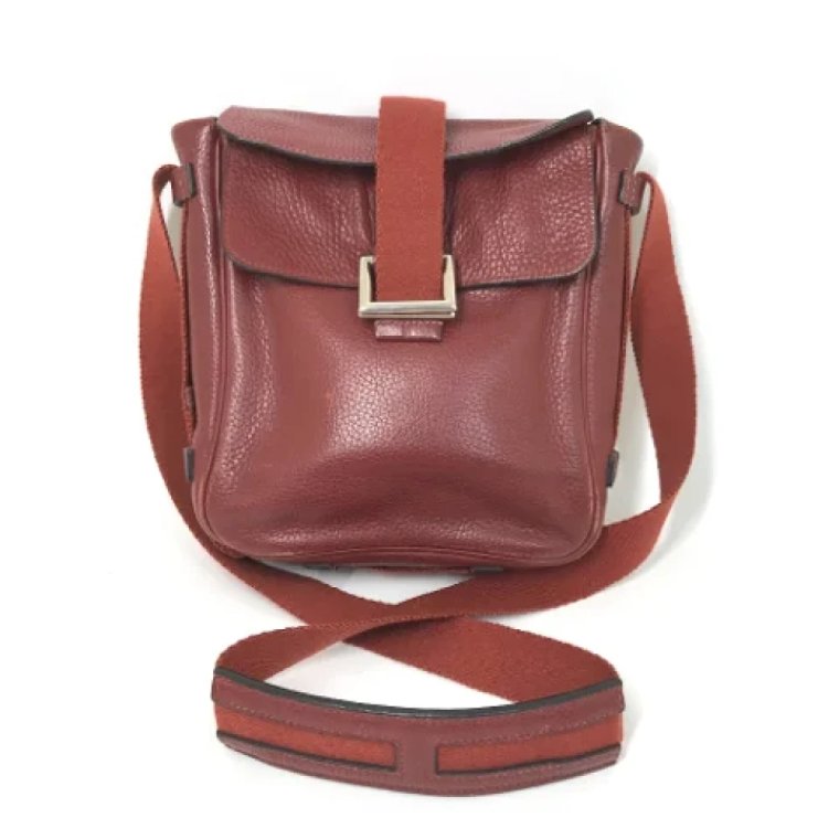 Pre-owned Leather crossbody-bags Hermès Vintage