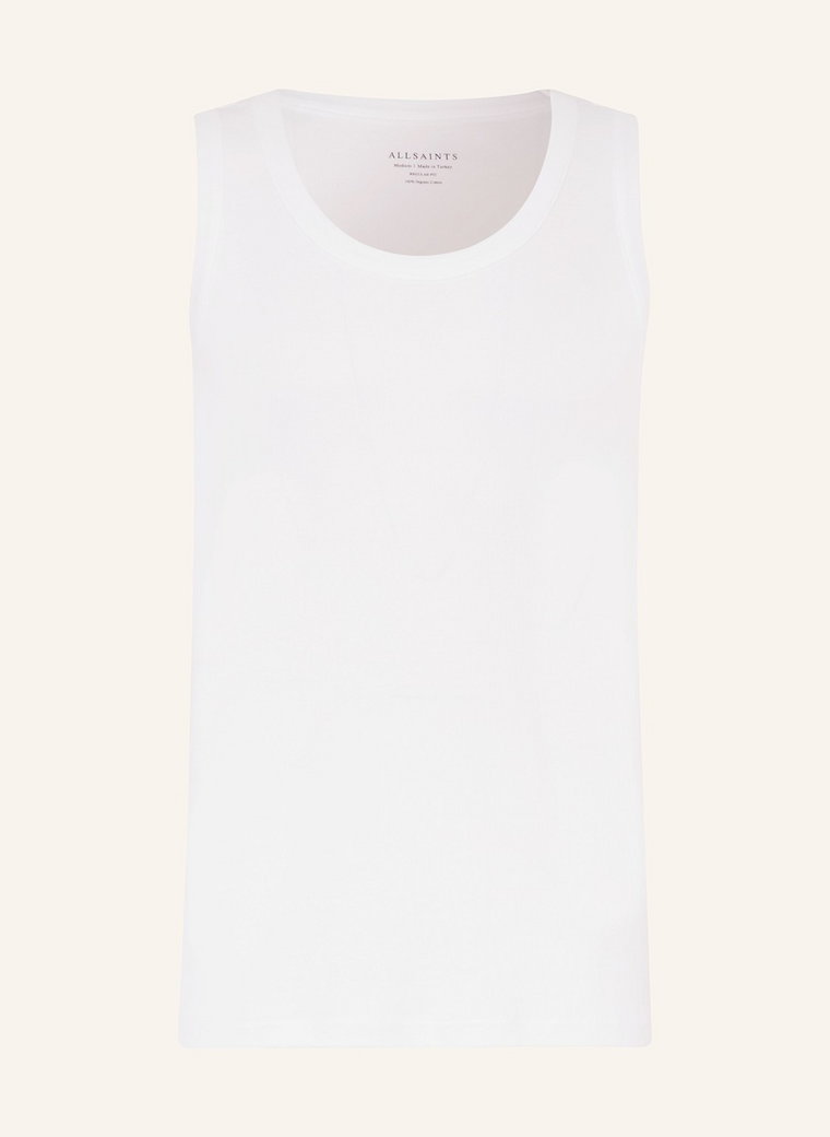 Allsaints Tank Top Edwards Vest weiss