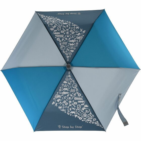 Step by Step Magic Rain Effect Parasolka dziecięca kieszonkowa 22,5 cm blue