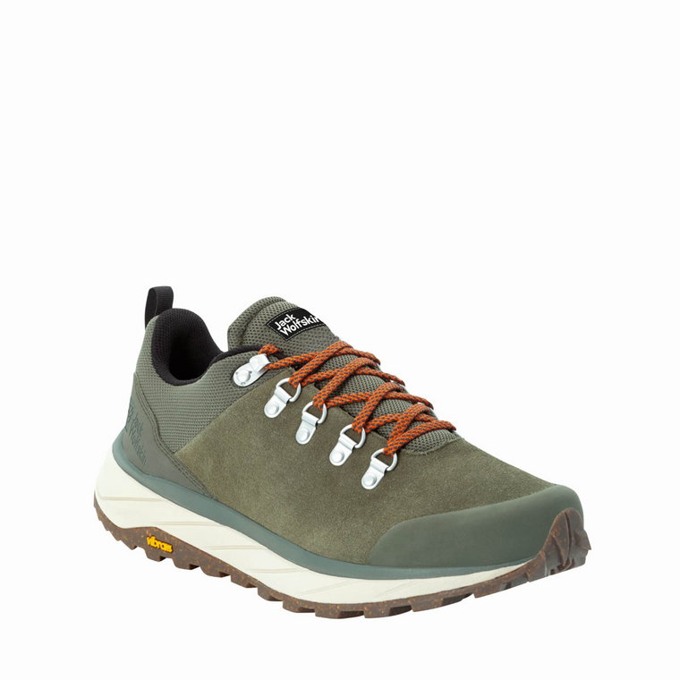 Buty męskie turystyczne Jack Wolfskin TERRAVENTURE URBAN LOW M khaki / orange - 45,5