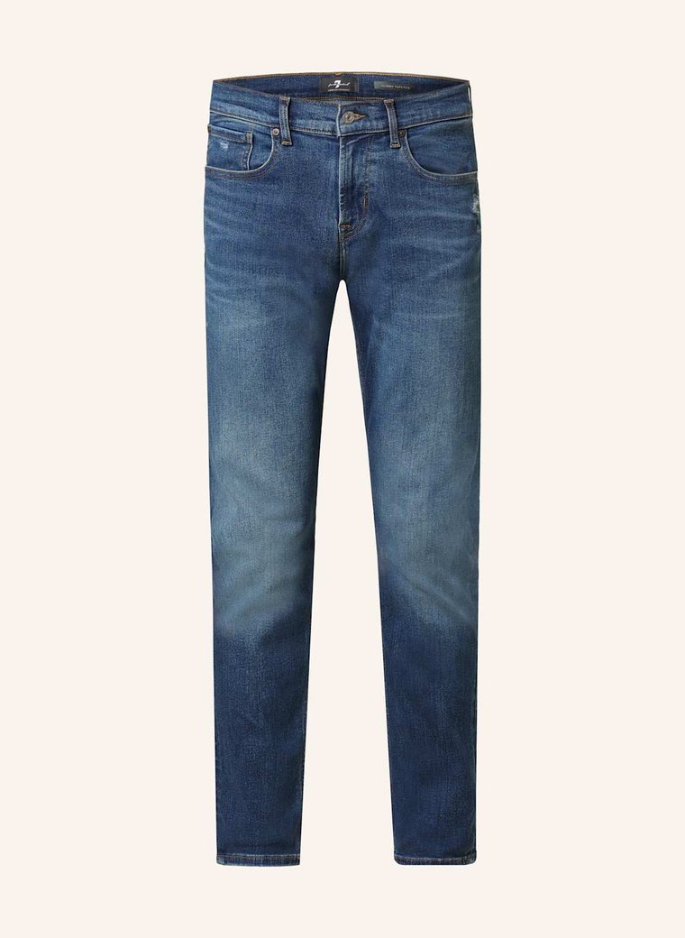 7 For All Mankind Jeansy Slimmy Slim Fit blau