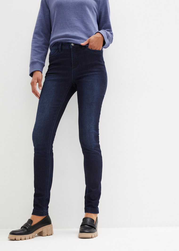 Dżinsy termiczne Skinny, Mid Waist