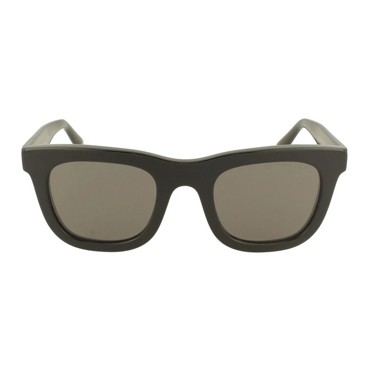Męskie okulary przeciwsłoneczne w kształcie prostokąta z ikonicznym detalem Giorgio Armani