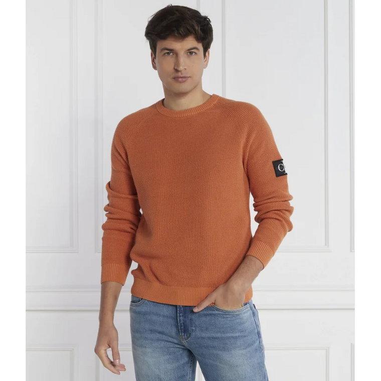 CALVIN KLEIN JEANS Sweter BADGE EASY | Regular Fit