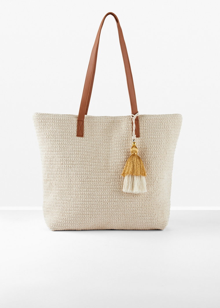 Torba makramowa shopper