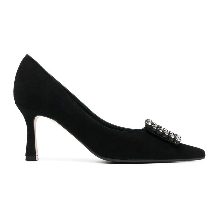 Czarne Lakierowane Lilly Pumps Roberto Festa