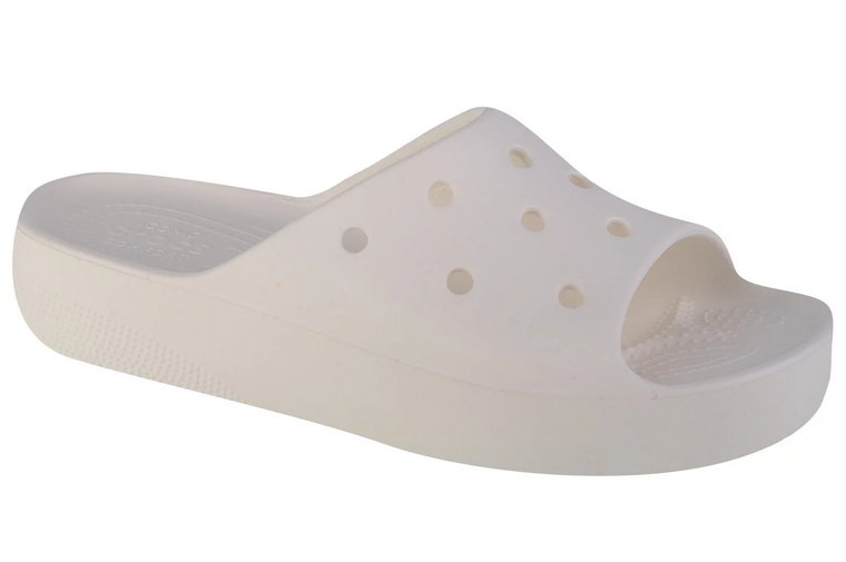 Crocs Classic Platform Slide 208180-100, Damskie, Białe, klapki, syntetyk, rozmiar: 36/37