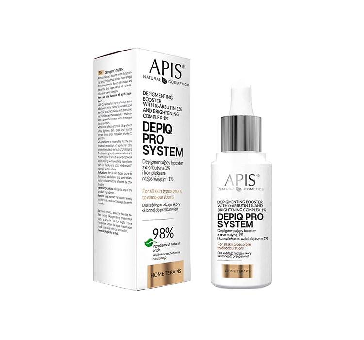 APIS PROFESSIONAL DEPIQ PRO SYSTEM DEPIGMENTUJĄCY BOOSTER DO TWARZY 30ML