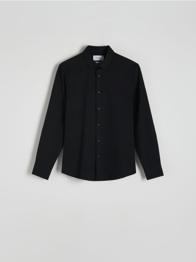 Reserved - Koszula super slim fit - czarny