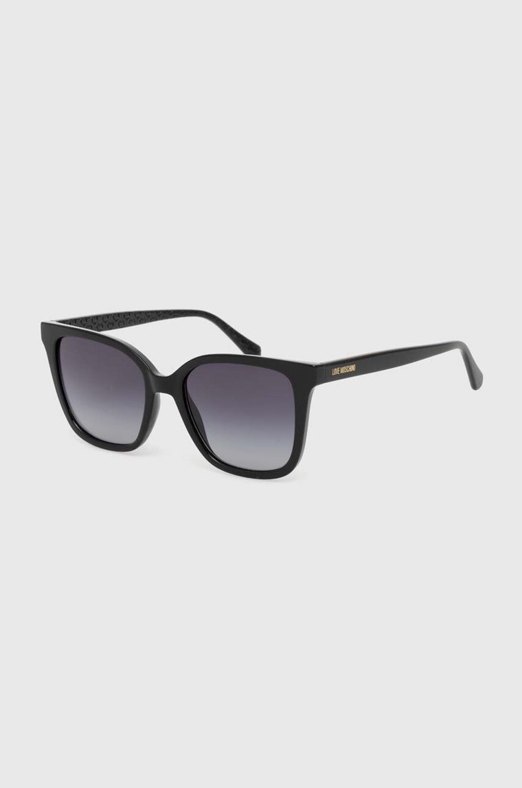 Love Moschino okulary przeciwsłoneczne damskie kolor czarny MOL077/S