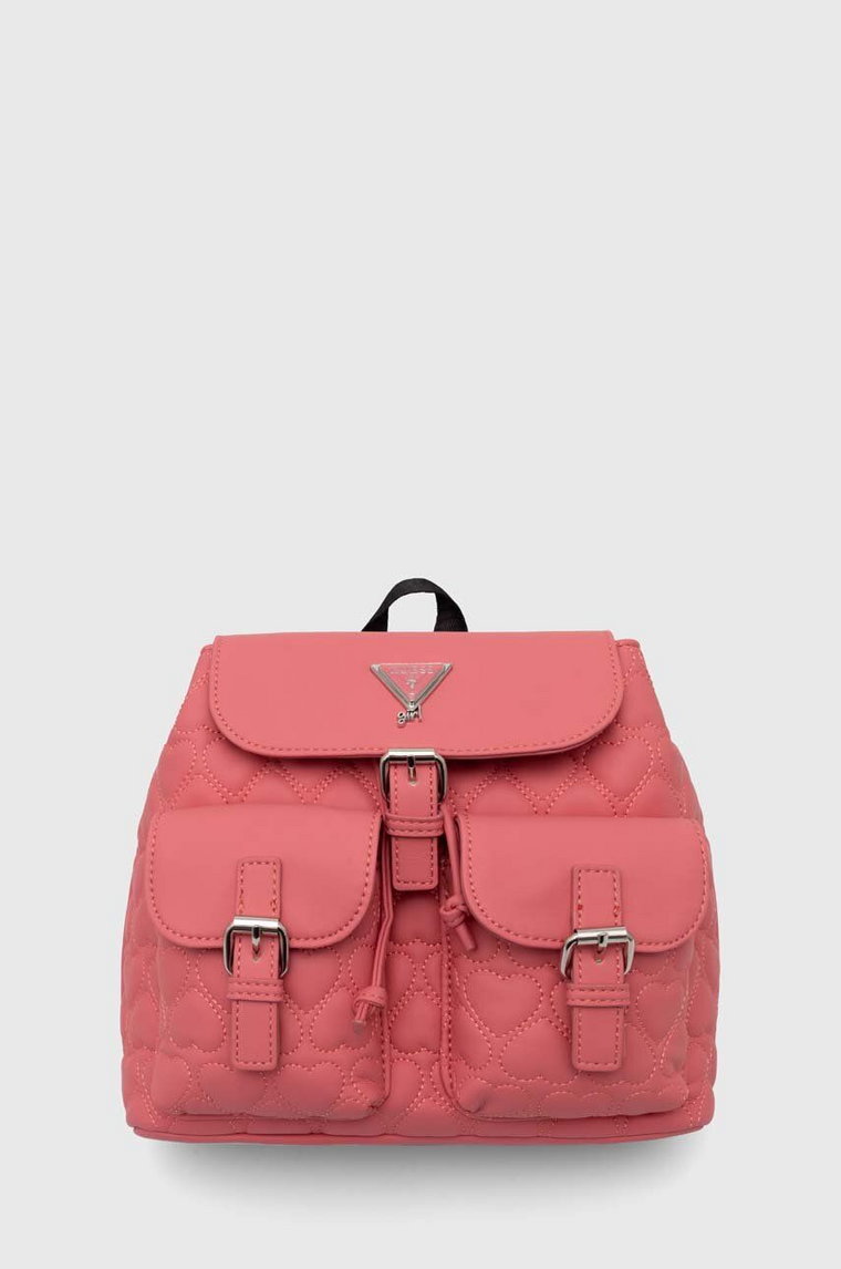 Guess plecak Girl kolor różowy mały J4YZ08 WGCT0
