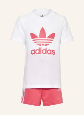 Adidas Originals Zestaw Adicolor: T-Shirt I Szorty Dresowe pink