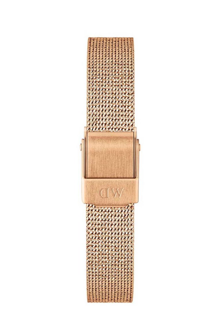 Daniel Wellington pasek do zegarka Quadro Petite Pressed Melrose Rose kolor złoty