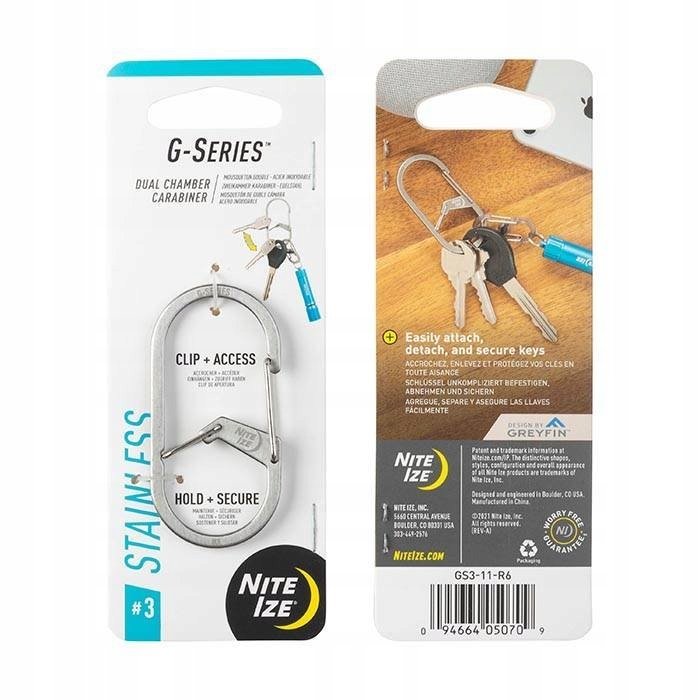 Karabinek Nite Ize G-Series Dual Chamber #3