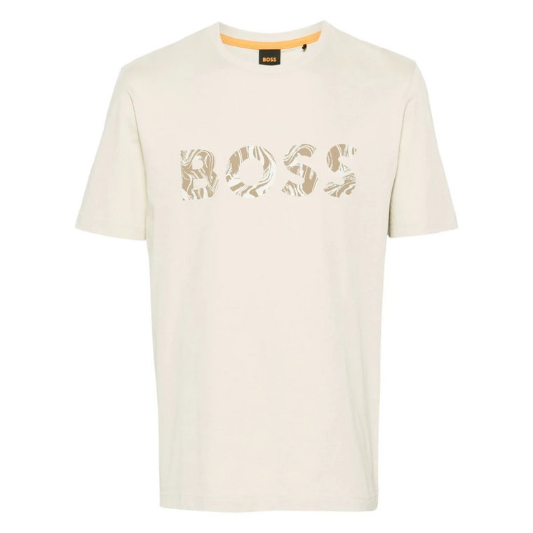 T-shirt Ocean 100% Bawełna Kod projektanta Hugo Boss