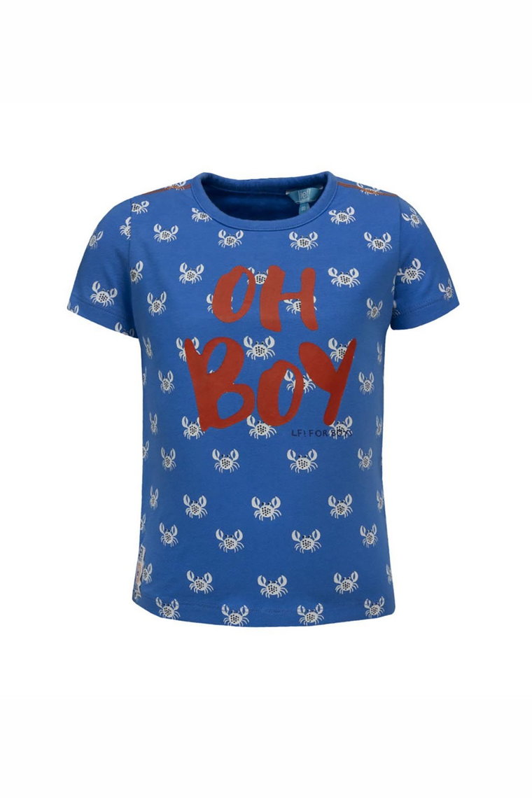 T-shirt chłopięcy niebieski - Oh Boy - Lief