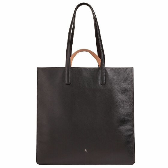 DuDu Shopper Bag Skórzany 40 cm schwarz