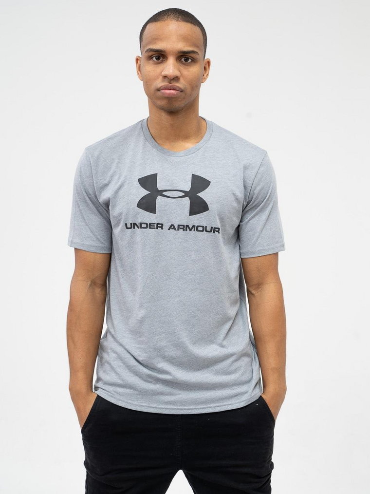 Koszulka Z Krótkim Rękawem Under Armour Sportstyle Logo Szara