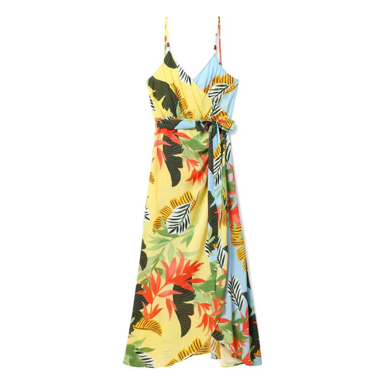 Tropikalna Sukienka Midi Kolekcja Wiosna/Lato Desigual