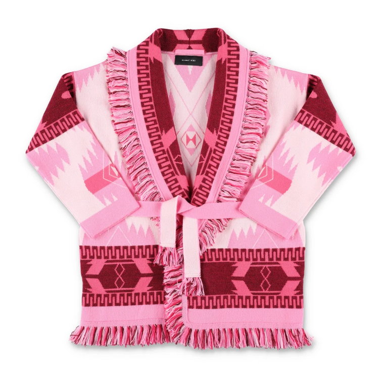 Girl Clothing Knitwear Pink Ss23 Alanui
