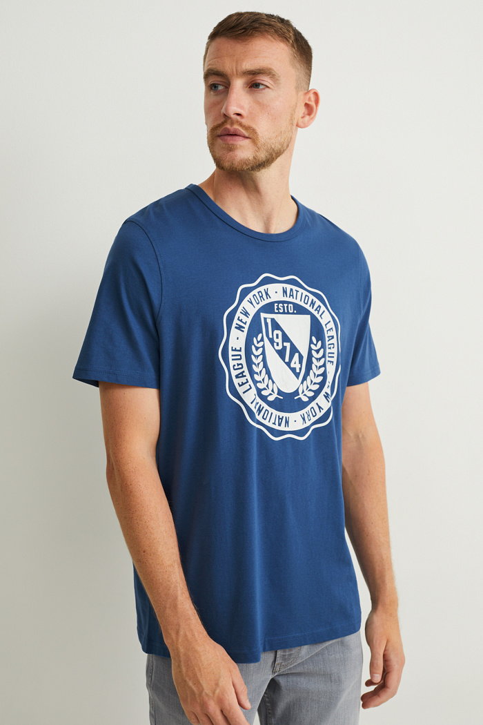 C&A T-shirt, Niebieski, Rozmiar: L