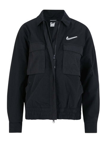 Nike Sportswear Kurtka przejściowa  czarny / biały