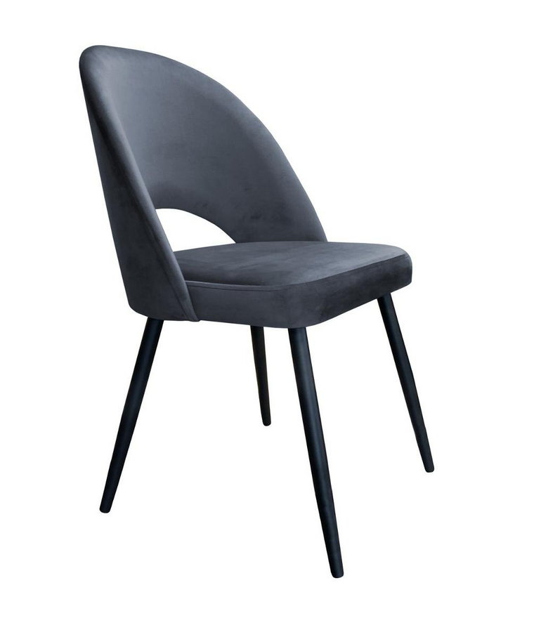 Krzesło ATOS Polo BL14, grafitowe, 87x64x53 cm