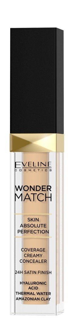 Eveline Wonder Match - Korektor w płynie 10 Light Vanilla 7ml
