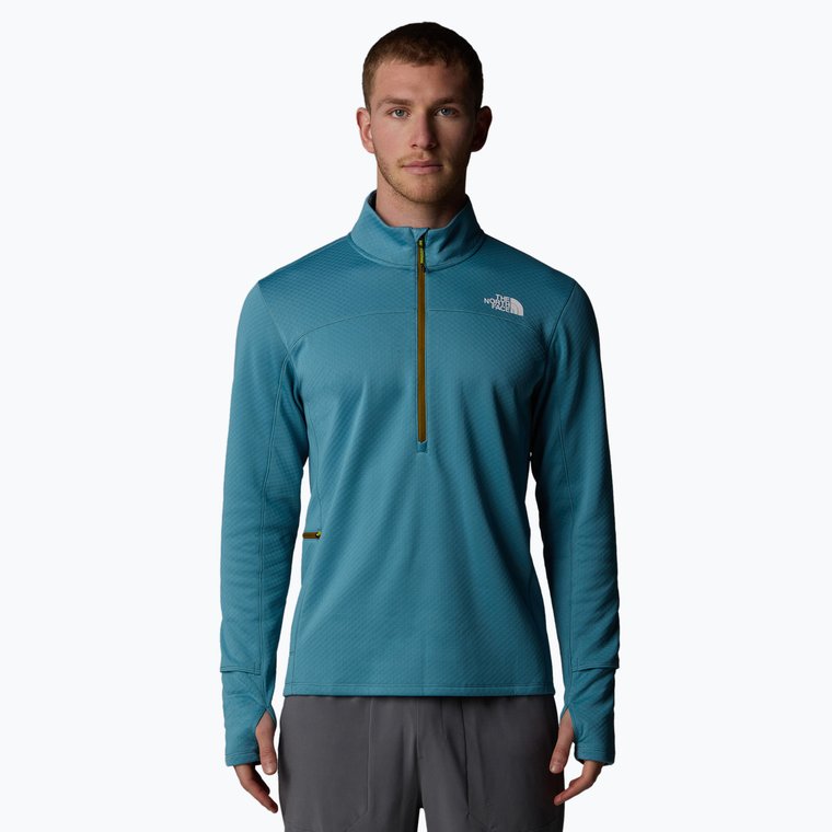 Bluza do biegania męska The North Face Winter Warm Pro 1/4 Zip algae blue