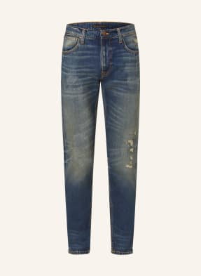 Nudie Jeans Jeansy W Stylu Destroyed Lean Dean Slim Fit blau