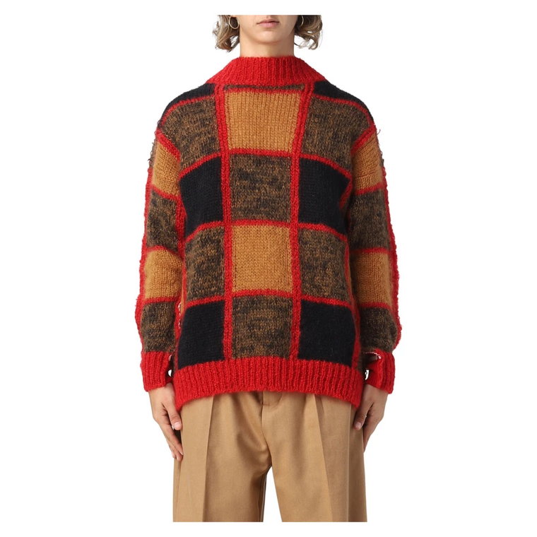 Wygodny i stylowy sweter z okrągłym dekoltem Marni