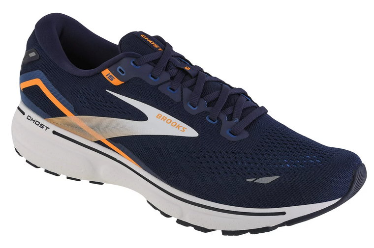 Brooks Ghost 15 1103931B439, Męskie, Granatowe, buty do biegania, tkanina, rozmiar: 46