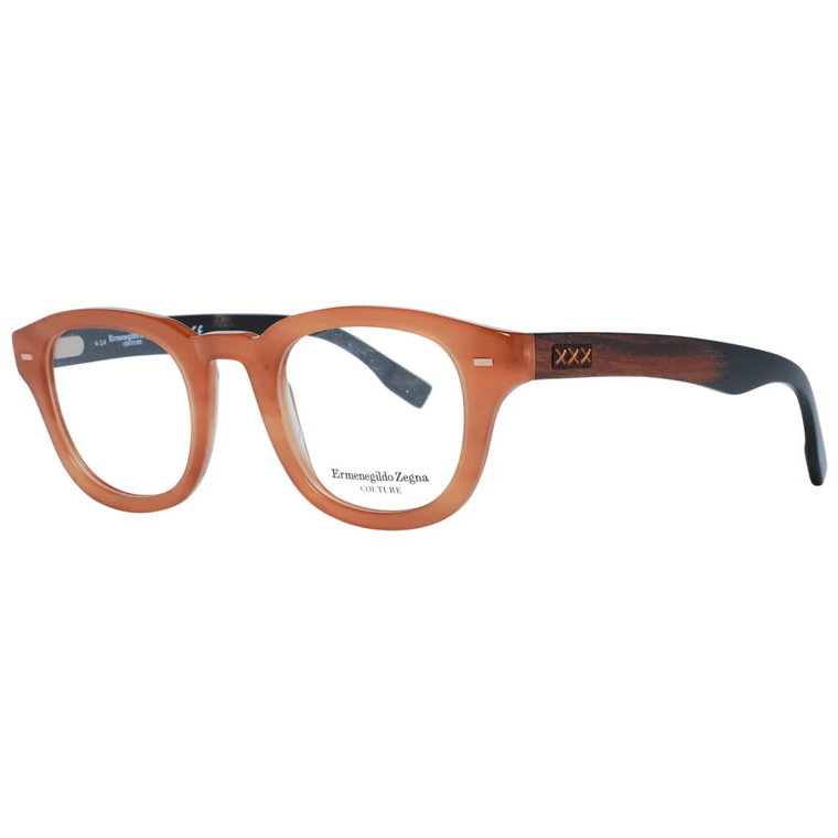 Brązowe Okulary Optyczne dla Mężczyzn Ermenegildo Zegna