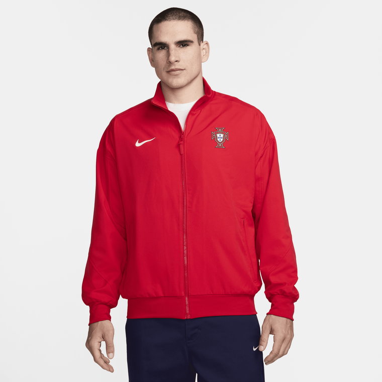 Męska kurtka piłkarska Nike Dri-FIT Portugalia Strike - Czerwony